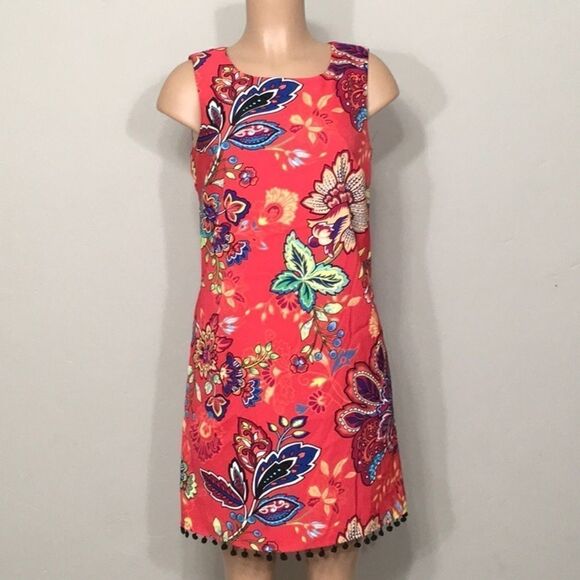 AGB Floral paisley shift dress. NWOT - Picture 5 of 6